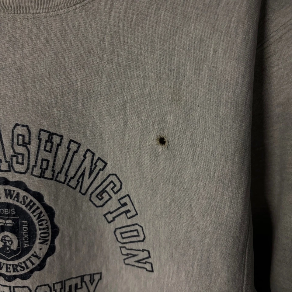 Sudadera De Colección George Washington University College Colegiata Tejido Inverso Foto 3 de 4