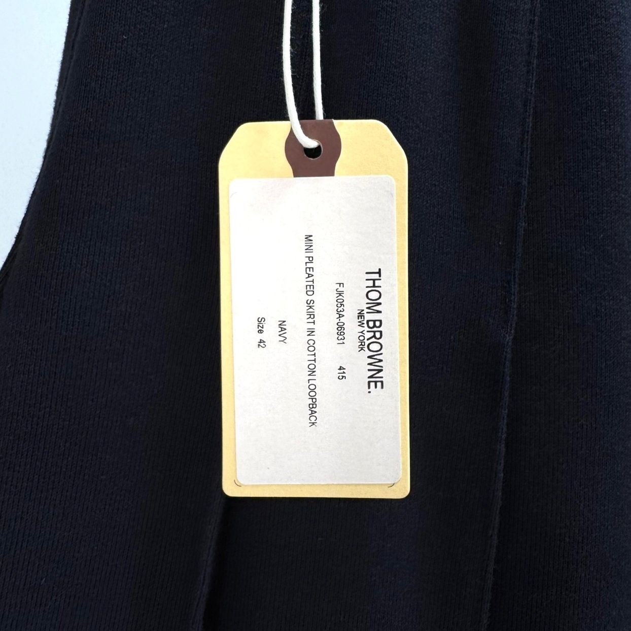 Thom Browne Three-Stripes Loopback Pleated Skirt … - image 9