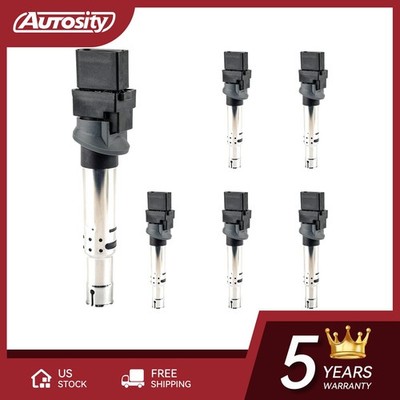 6x Ignition Coils Fits Volkswagen Touareg 2009-2016 Passat 2012-2018 V6 3.6L
