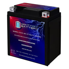 YTX7L-BS 12V 6Ah Replacement Battery Compatible with Ultramax YTX7L-BS