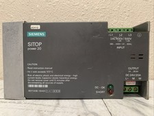 SIEMENS SITOP POWER20 6EP1436-1SH01 AC 400-500V 50/60Hz DC 24V 20A