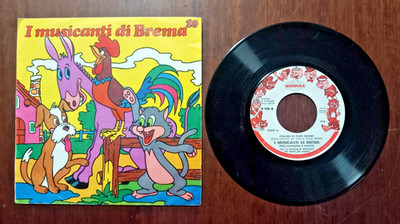 4078 45 GIRI HALSKETTE BERÜHMTE MÄRCHEN 10 - DIE MUSIKER VON BREMEN 1970 TOP