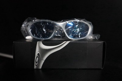 OAKLEY TWENTY XX FMJ 5.56 SUNGLASSES SILVER W/ ICE BLUE LENS VINTAGE - NEW