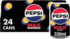 pepsi max no sugar cans 330 ml pack of 24