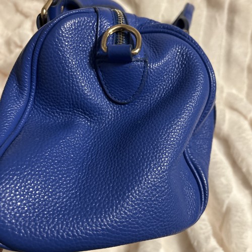 Terezetto Hand Bag Blue - 1980's Leather - Excellent Condition Used - Picture 4 of 10