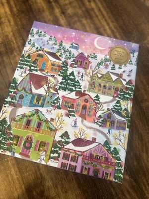 Joy Laforme Snowcap Village 1000 Piece Foil Puzzle
