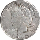 1928 Peace Silver Dollar EF Uncertified #1047