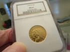 NGC GRADED  $5.00 INDIAN HEAD HALF EAGLE  1909-D   MS-61  OH  UNDERGRADED TO ME