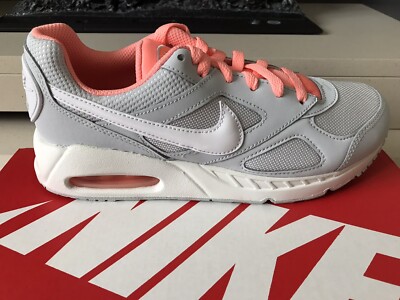 Nike Air Max IVO GS Pure Platinum / White Trainers Running Shoes | eBay