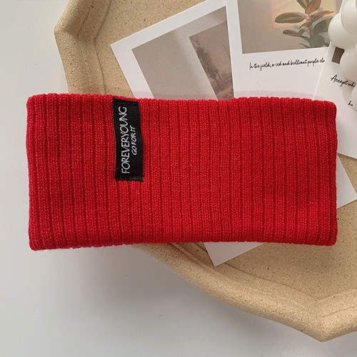 Knitted Headband Elastic Hair Band Wide-brimmed Autumn Winter Hair Accessories - Picture 7 of 7