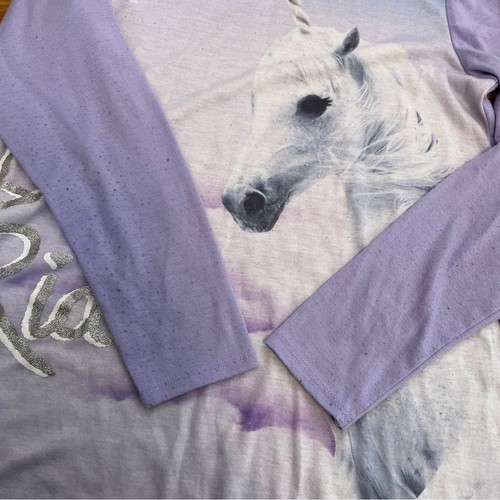 Unicorn Nightgown Dress Pajamas Long Sleeve Size 14 - Picture 5 of 6
