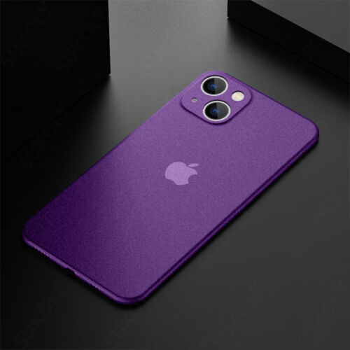 Custodia PC rigida ultrasottile ultrasottile trasparente opaca per iPhone 16 Pro Max 15 14 13 12 11 X - Foto 12 di 18