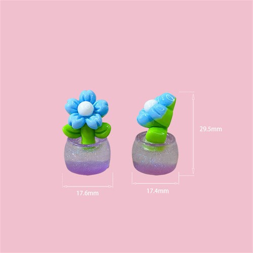 2pcs Fleur lumineux Plantes en po-mx - Photo 3/8