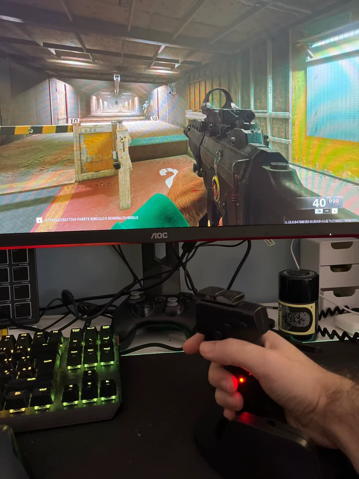 New OrionTime  L25A Gun Mouse FPS Game Pistol  For PC Laptop Xbox Optical - Image 2 of 4