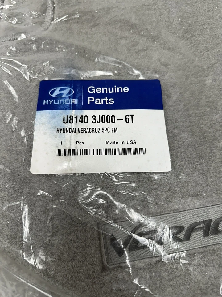 Conjunto de tapete de assoalho cinza cinza Hyundai Veracruz 2007-2008 U8140-3J000-6T - Imagem 3 de 4