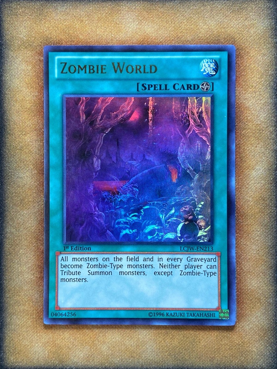 Yugioh Zombie World LCJW-EN213 Ultra Rare 1st Ed LP | eBay