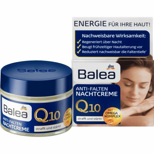 Balea Q 10 Anti Wrinkle Night Cream 50 Ml With Omega Complex For Sale Online Ebay