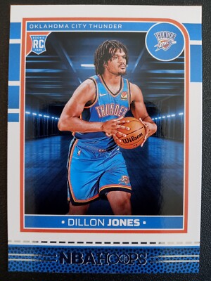 2024-25 Panini Hoops Dillon Jones RC 256 Oklahoma City Thunder