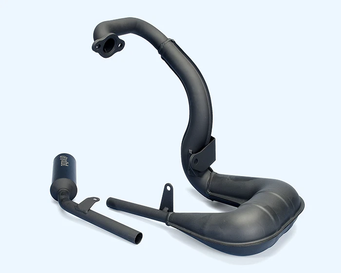 200.2055 MARMITTA POLINI VESPA 50 HP FL2 50 PK 50 XL SILENZIATORE IN ALLUMINIO - Immagine 2 di 3