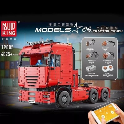 Mould King 19005 Traktor LKW Block Bausätze Modell MOC Bausteine Set zum Bauen
