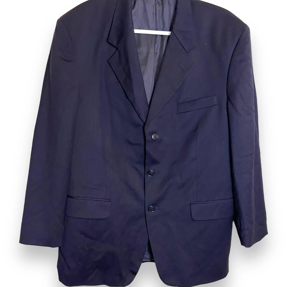 Blazer chaqueta deportiva vintage Jones New York para hombre azul oscuro talla 42 R Golden Fil Foto 2 de 4