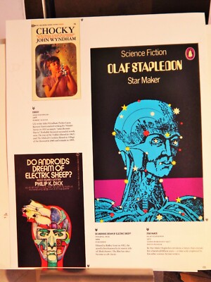 STAR MAKER / CHOCKY / EARTHWRECK SCI-FI GRAPHICS BEAUTIFUL LUXE 1999 LG REPRINTS