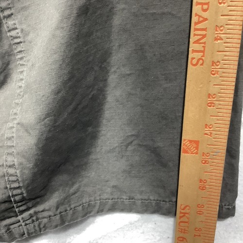 Wrangler Ripstop Cargo Pants Men's 44x30 measures 42x30 Gray Relaxed - Picture 8 of 12