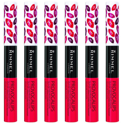 6-New Rimmel Provocalips 16hr Kissproof Lipstick, Kiss Me You Fool, 0.14 Ounce
