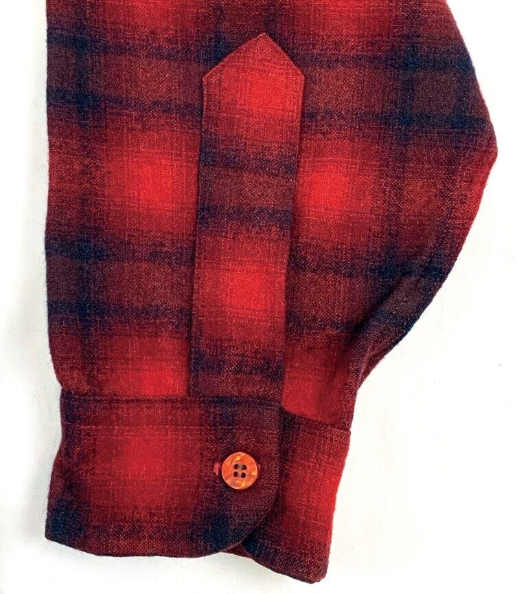 Vintage 70s Pendleton Wool SHADOW PLAID BOARD SHIRT XL Loop Vintage 70s Pendleton Wool SHADOW PLAID BOARD SHIRT XL Loop