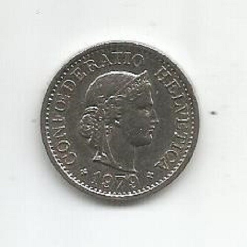 SCHWEIZ 10 RAPPEN 1979