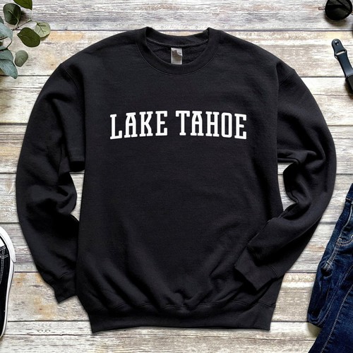 Lake Tahoe Sweatshirt | Lake Tahoe Crewneck Sweatshirt | Adult Unisex Sweatshirt - Picture 2 of 10
