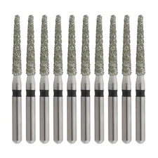 850/016SC Dental Diamond Burs Round End Taper FG Super Coarse Grit High Speed