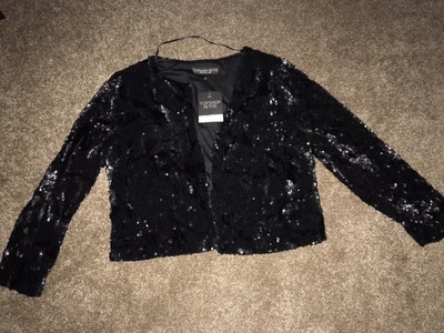 topshop sequin blazer