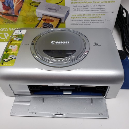 Canon Photo Printer CP-200 Digital Card Direct Print & Accessories In Box