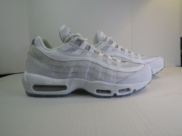 nike air max 95 essential trainer white / white / pure platinum