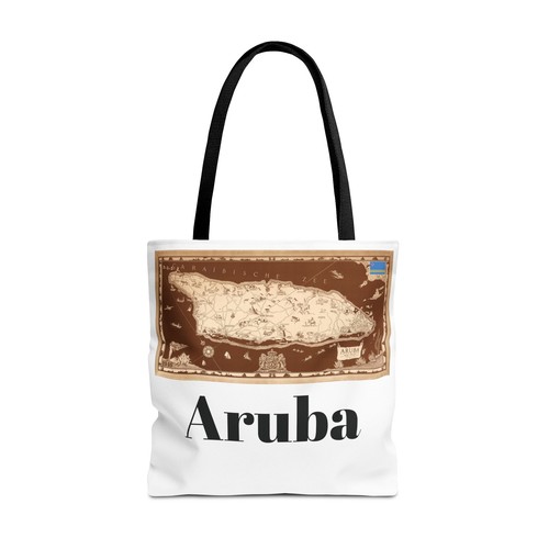 Vintage Map of Aruba from 1946 Tote Bag - Picture 34 of 49