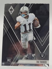 2023 PANINI PHOENIX TRE TUCKER ROOKIE FOOTBALL CARD RAIDERS NFL donruss topps