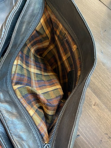 Derek Alexander nera lussuosa borsa a secchio in pelle borsa a tracolla - Foto 9 di 12