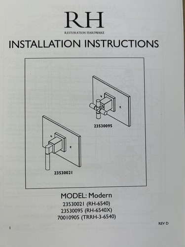 Newport Brass RH Branded Modern Balanced Pressure Shower Trim Kit 3 Finishes NEW - Picture 14 of 24