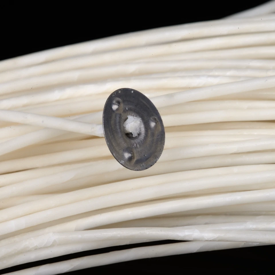 Candle Wicks Wick Holder Pre Waxed Tabs Low Smoke Sustainers Cotton Core Soy Gel - image 3 of 4