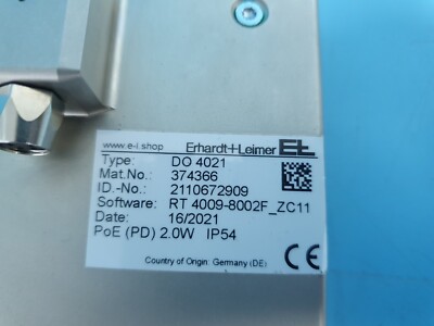 Erhardt + Leimer DC 9068 Positionsregler Digital Position Controller