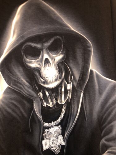 DGA Chicano T-Shirt IN THE MIX Black Size XL PRE-OWNED - Picture 5 of 7