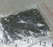 LOT OF 1000pc NOS MIX size USED Watch Movement Screws For Parts  STEAMPUNK ART/