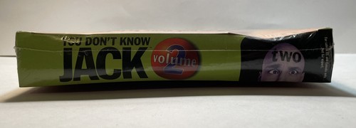 You Don't Know Jack Volume 2 - PC Big Box Trivia Game Win 95 New Sealed Read See - Picture 3 of 6