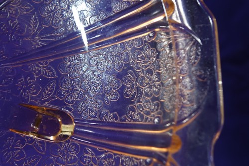 4 PC JEANETTE PINK DEPRESSION GLASS CHERRY BLOSSOM Tray Bowl 2 Sherbet Custards - Picture 7 of 12