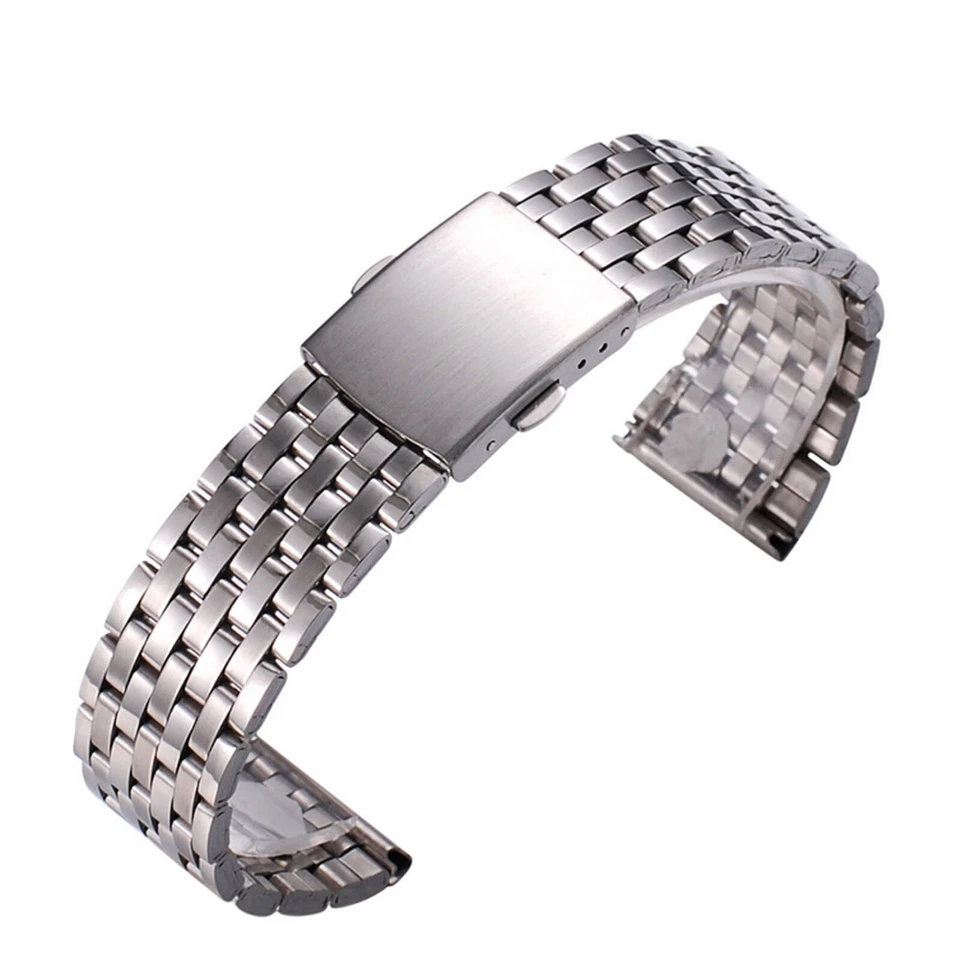 Cinturino in acciaio inossidabile Cinturino in argento cinturino 22MM - Immagine 2 di 4