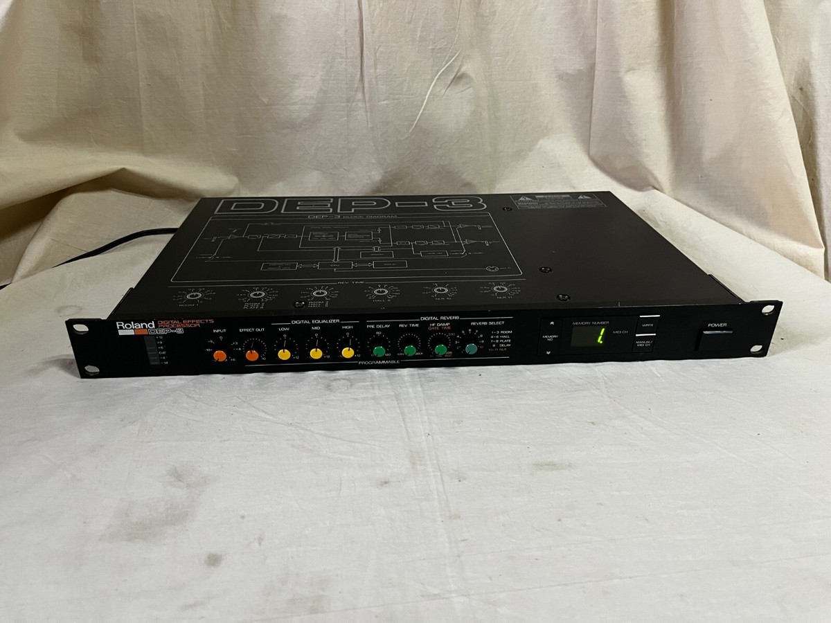 Roland DEP-3 デジタルリバーブエフェクト DEP-3② DEP-3 デジタルリバーブ｜SOUNDMART