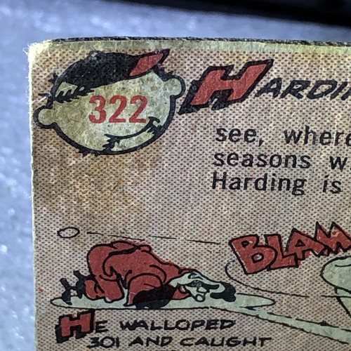 1958 Topps Harding Peterson Rookie Pittsburgh Pirates schlecht fleckig weiche Falte - Bild 7 von 8