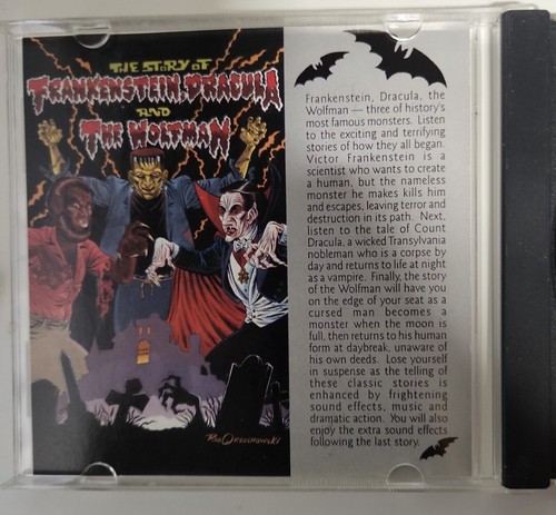 Story of Frankenstein Dracula & Wolfman And Kids Dance Shaped CD - Picture 5 of 7