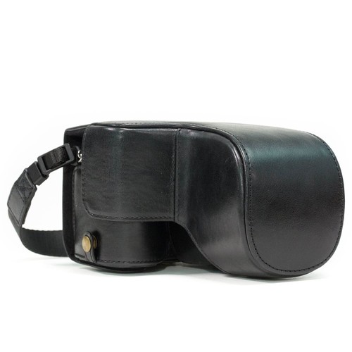 MegaGear Sony Alpha A6500(up to 16-70mm) Top Grain Leather Camera Case and Strap - Picture 9 of 20